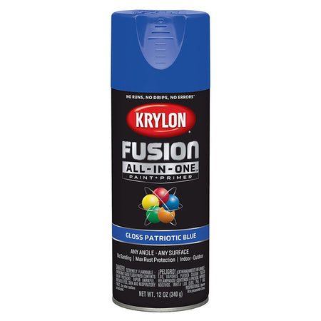 Krylon Fusion All in One Spray Paint Patriotic Bl () 12 oz Project Weekend DIY