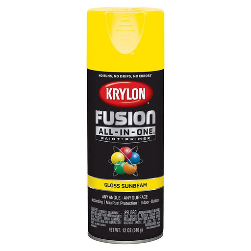 Krylon Fusion All - in - One Spray Paint - Sunbeam (12 oz) - LCB Paint & Supply