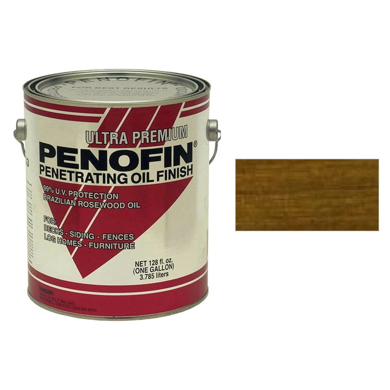 Penofin Red Label Stain, Transparent Sable, Gallon with Transparent Sable color swatch