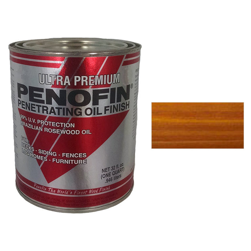 Penofin Red Label Stain, Transparent Western Red Cedar, Quart with Transparent Western Red Cedar color swatch