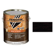 Penofin Stain & Sealer, Ebony, Gallon with Ebony color swatch