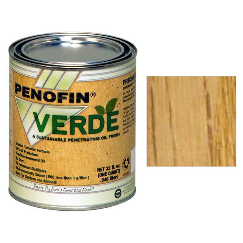 Penofin Verde Zero VOC Stain, Natural, Quart with Natural color swatch