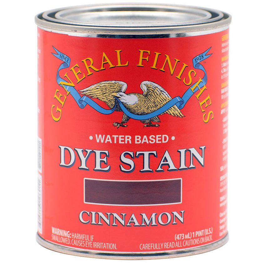 General Finishes Water Based Dye Stain Cinnamon Pint Project Weekend DIY