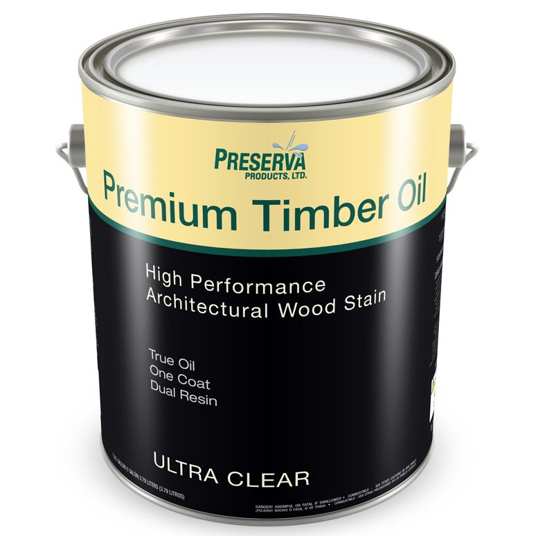 Preserva Products, Ltd. Timber Oil Ultra Clear Wood Finish Gallon Project Weekend DIY