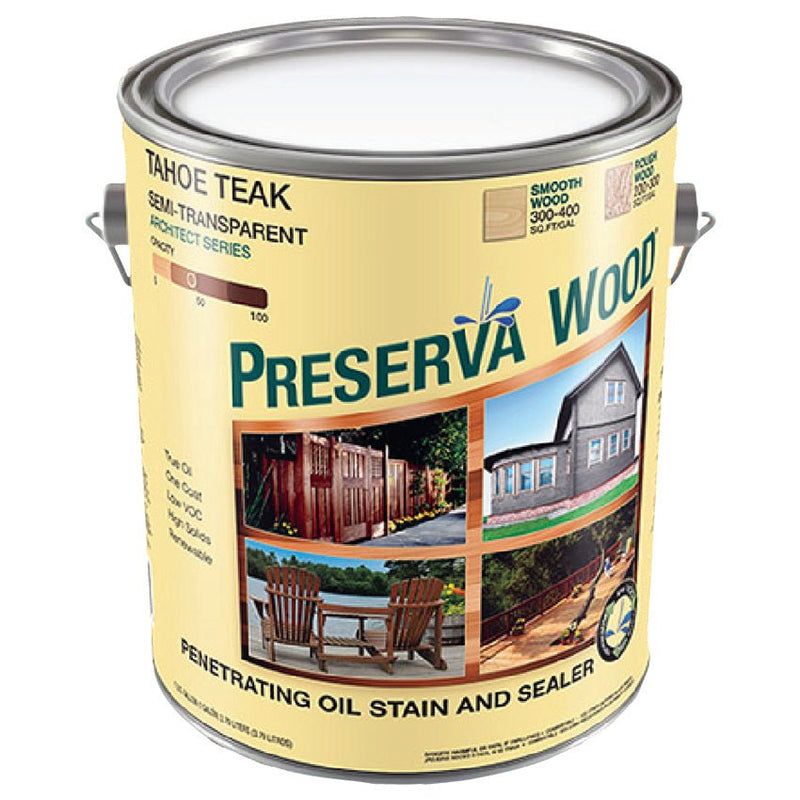 Preserva Products, Ltd. Wood Stain Semi Transparent Gallon Project Weekend DIY