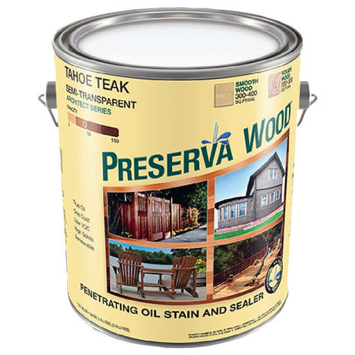 Preserva Products, Ltd. Wood Stain Semi Transparent Gallon Project Weekend DIY