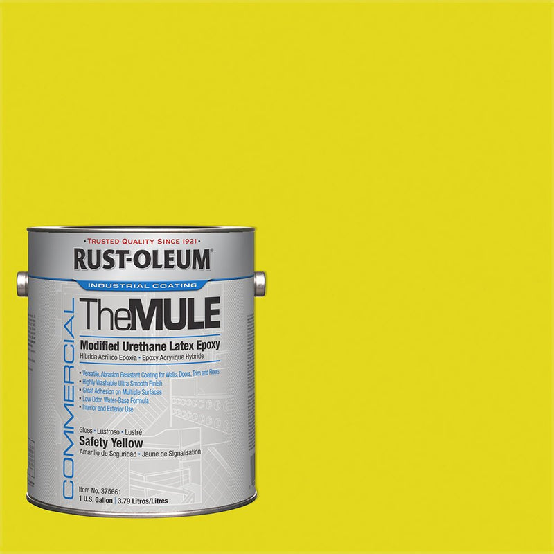 Rust Oleum Mule Cabinet & Trim Paint Safety Yellow Gallon Project Weekend DIY