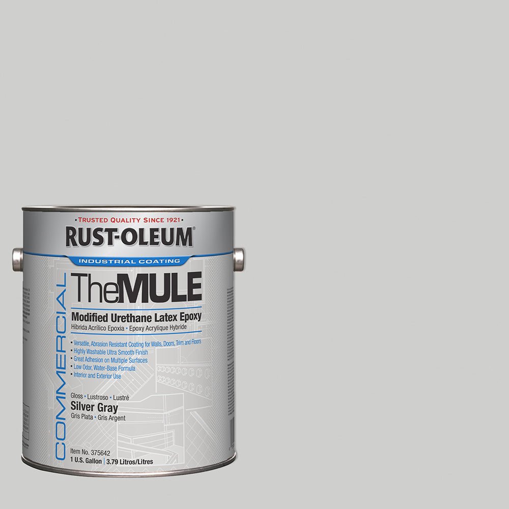 Rust Oleum Mule Cabinet & Trim Paint Silver Gray Gallon Project Weekend DIY