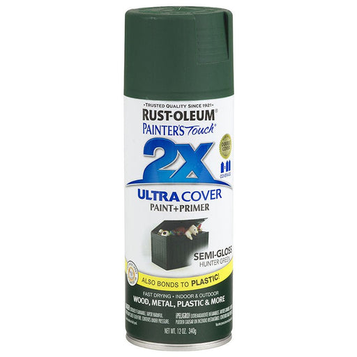 Rust Oleum Painter's Touch 2x Semi Gloss Hntr Spray Project Weekend DIY
