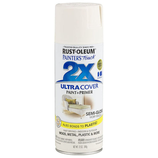 Rust Oleum Painter's Touch 2x Semi Gloss Ivr Spray Project Weekend DIY