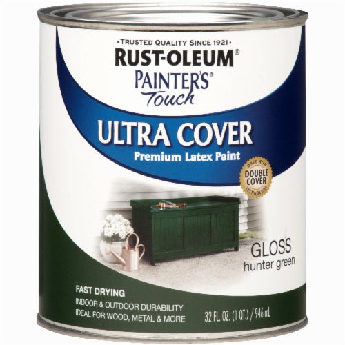 Rust - Oleum Painter's Touch Ultra Cover Hunter Green - Quart - LCB Paint & Supply