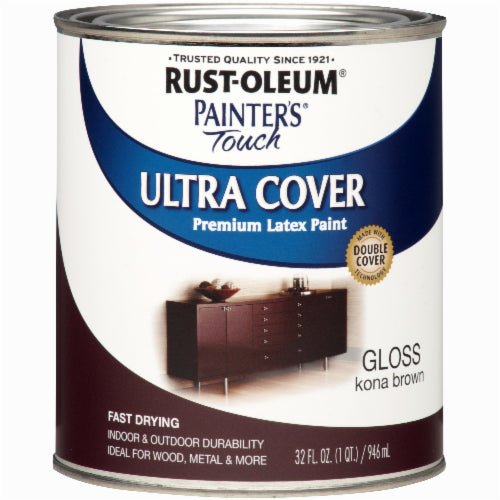 Rust - Oleum Painter's Touch Ultra Cover Kona Brown - Quart - LCB Paint & Supply