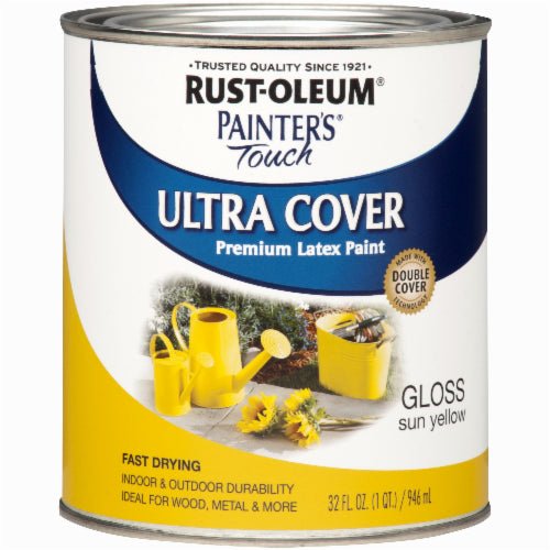 Rust - Oleum Painter's Touch Ultra Cover Sun Yellow - Quart - LCB Paint & Supply