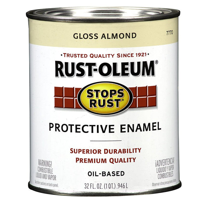 Rust - Oleum Protective Enamel Almond - Quart - LCB Paint & Supply