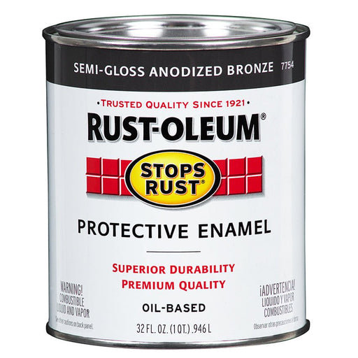 Rust - Oleum Protective Enamel Anodized Bronze - Quart - LCB Paint & Supply