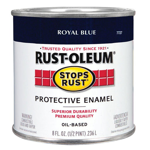 Rust - Oleum Protective Enamel Royal Blue - Half Pint - LCB Paint & Supply