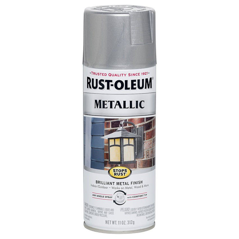 Rust Oleum Spray Metallic Silver 11 oz Project Weekend DIY