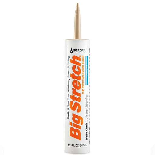 Sashco Cartridge Big Stretch Caulk Almond - 10.5oz - LCB Paint & Supply