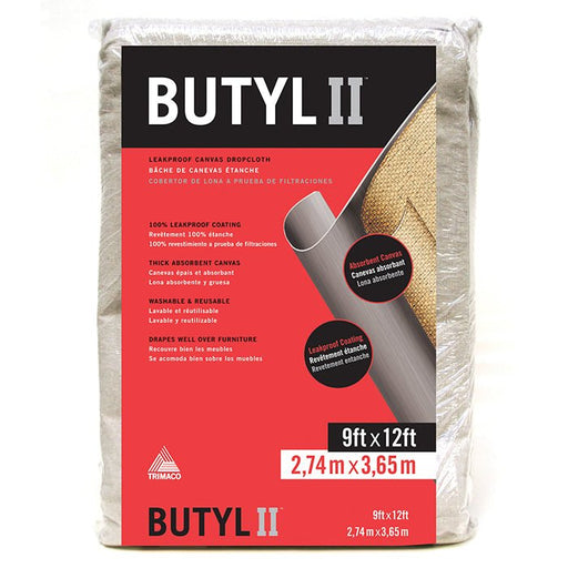 Trimaco Butyl II Canvas Drop 7oz - 9x12ft - LCB Paint & Supply