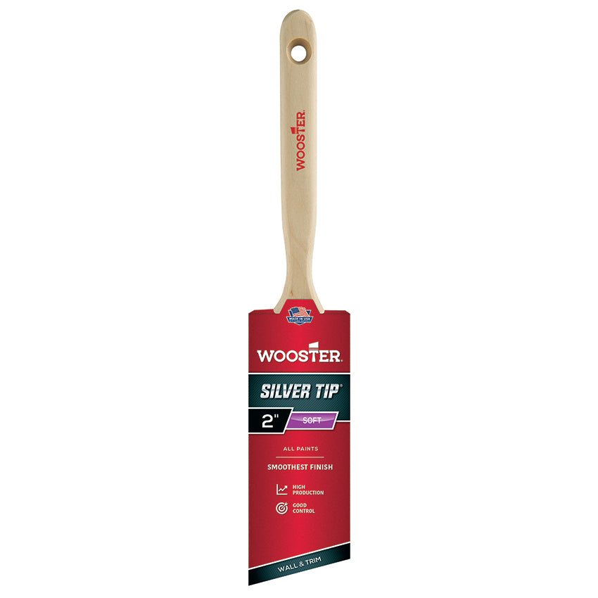 Wooster Silver Tip Angle Sash Paint Brush 2in Project Weekend DIY