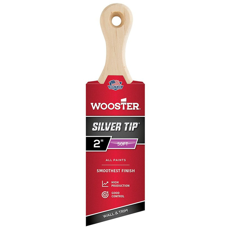 Wooster Silver Tip Angle Sash Short Paint Brush 2in Project Weekend DIY