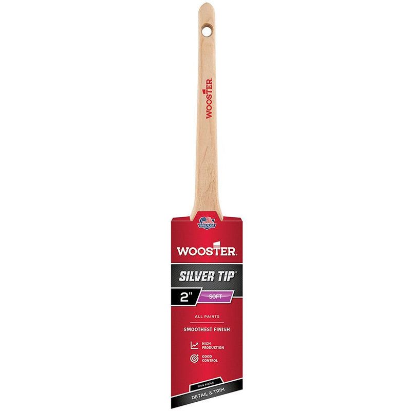 Wooster Silver Tip Thin Angle Paint Brush 1in Project Weekend DIY
