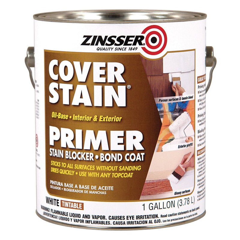 Zinsser Cover - stain Oil Primer - Gallon - LCB Paint & Supply